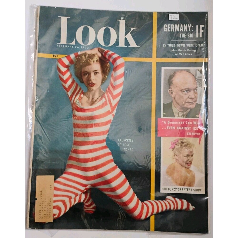 Vintage LOOK Magazine February 24 1953 Richard Nixon Cover Political History
